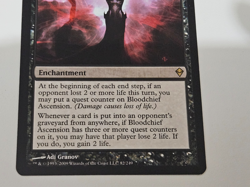 Mtg BLOODCHIEF ASCENSION LP Zendikar Magic Rare - Image 3