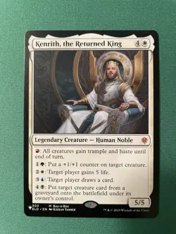 2019 MTG The List Reprints Kenrith, the Returned King 303/269 ELD Mythic - Image 1