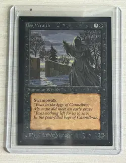 MTG International Collector's Edition - Bog Wraith - Never Played - Mint - Image 1