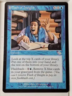 Flash of Insight - Judgment - Magic the Gathering MTG Nice! - Image 1