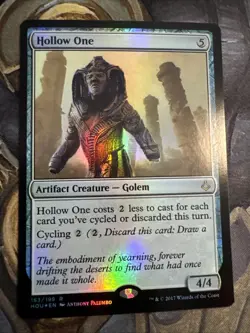 Magic The Gathering Hour of Devastation Hollow One #163/199 Foil MTG TCG CCG - Image 1