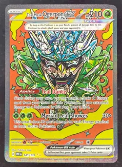 2025 Pokemon SV Prismatic Evolutions - PRE EN #145/131 Teal Mask Ogerpon ex - Image 1