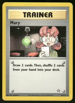 Pokemon Tcg Mary #87 Pokemon Neo Genesis LP - Image 1