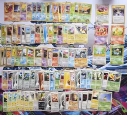 Vintage Japanese Pokemon Card Lot WOTC Midera Sets Era Fire 50+ Charmander Eevee - Image 1