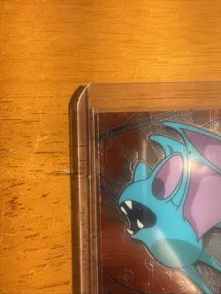 2000 TOPPS CHROME POKEMON TV ANIMATION # 41 ZUBAT LP - Image 2