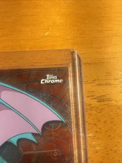 2000 TOPPS CHROME POKEMON TV ANIMATION # 41 ZUBAT LP - Image 3