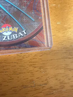 2000 TOPPS CHROME POKEMON TV ANIMATION # 41 ZUBAT LP - Image 4