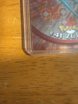 2000 TOPPS CHROME POKEMON TV ANIMATION # 41 ZUBAT LP - Image 5