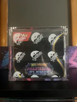 Pokemon Phantasmal Flames BOOSTER BOX Factory Sealed 36 Packs With Acrylic Case - Image 1