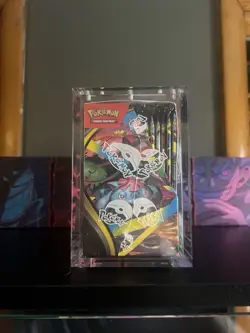 Pokemon Mega Evolution Enhanced Booster Box Sealed With Acrylic Case - Image 4