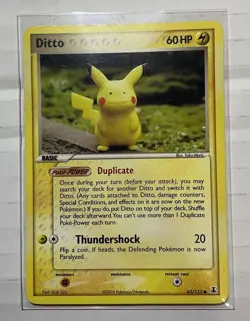 Pokemon TCG Delta Species EX Ditto Pikachu - 63/113 - Near Mint / Light Play - Image 1