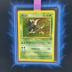 ⭐ Pinsir 9/64 ⭐ Original Holo Rare Jungle Set Pokemon Card WOTC TCG 1999 - Image 1