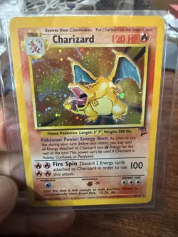 2000 POKEMON GAME BASE II 4 CHARIZARD-HOLO Raw Card - Image 1