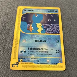 Pokemon TCG Squirtle Expedition 132/165 Regular LP/NM - Image 2