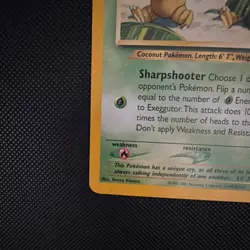 Pokemon Exeggutor Southern Islands Stage 1 70 HP 13/18 TCG English - Image 5