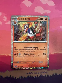 Pokemon Card Skeledirge Scarlet & Violet 038/198 Cosmo Holo Near Mint - Image 1