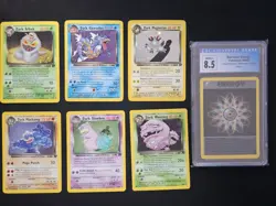 NM Team Rocket Near Complete Set Pokemon Vintage Dark Gyarados Charizard Blastoi - Image 1
