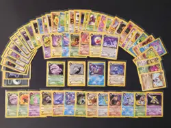 NM Team Rocket Near Complete Set Pokemon Vintage Dark Gyarados Charizard Blastoi - Image 3