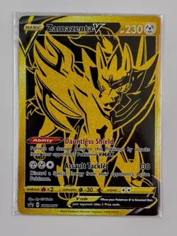 Sealed New Zamazenta V SWSH077 SWSH: Sword & Shield Promo Pokemon Cards Holo - Image 1