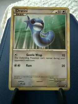Dratini 62/102 HGSS Triumphant Pokemon TCG LP - Image 1