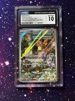Pokemon Charmander 044 Black Star Promo Holo CGC 10 Gem Mint Scarlet & Violet - Image 1