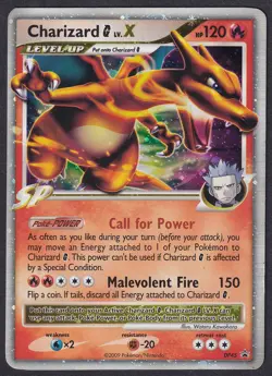 Pokemon Charizard LV.X DP45 Holo Black Star Promo - Image 1