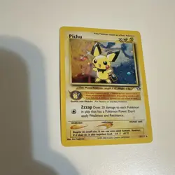 Pokemon Pichu Neo Genesis Holo Rare 12/111 Unlimited 2000 English - Image 2