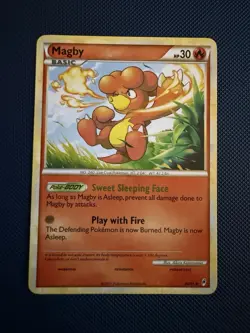 Magby 46/95 Call Of Legends Uncommon Pokemon Trading Card TCG - NM/LP - Image 1