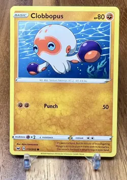 Clobbopus 112/202 Non Holo Sword & Shield Pokemon Card NM - Image 1