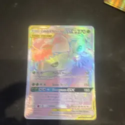 Pokemon Celebi & Venusaur GX 182/181 SM Team Up Secret Rare Holo TAG TEAM - Image 1