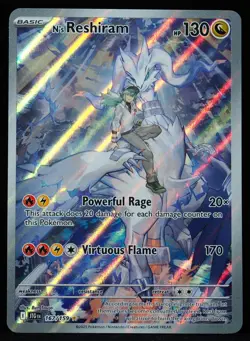 N's Reshiram #167/159 Journey Together NM/M Pokemon Card - Image 1