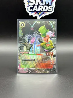Disney Lorcana Mad Hatter-Unruly Eccentric Enchanted Foil Character 213/204-EN-7 - Image 1