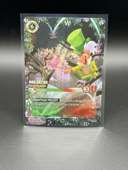 Disney Lorcana Mad Hatter-Unruly Eccentric Enchanted Foil Character 213/204-EN-7 - Image 2