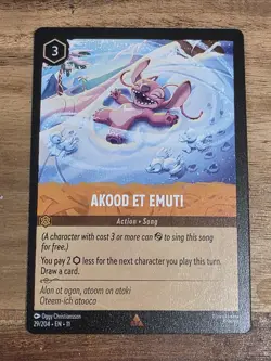 Lorcana Normal Akood Et Emuti Winterspell 29/204 Rare Regular finish - Image 1