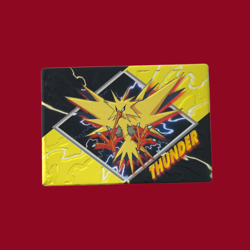 ZAPTOS (THUNDER)--JAPANESE MEIJI EMBOSSED PROMO FOIL POKEMON CARD - Image 1