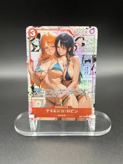 Custom One piece: NAMI & ROBIN WAIFU CARD - Image 1
