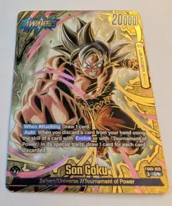 Dragon Ball Super Card Game Son Goku Leader FB09 Awaken Super ALT ART FB09-025 - Image 1