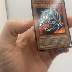Yugioh card Blue-Eyes Toon Dragon DB1-EN066 Super Rare - Image 5