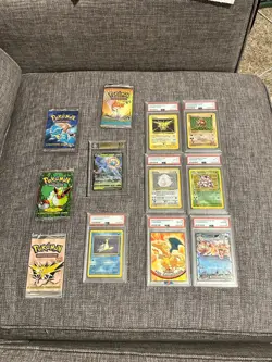 Pokemon cards PSA, CGC, Beckett Graded and Raw Vintage holo rare mixed lot of 🔥 - Image 4