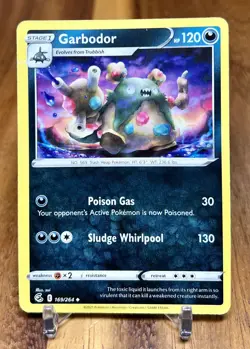 Garbodor 169/264 Non Holo Fusion Strike Pokemon Card NM - Image 1