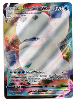 Pokemon Card: Galarian Darmanitan VMAX 037/185 Vivid Voltage Ultra Rare! NM - Image 1