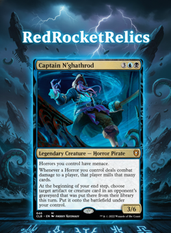 MTG Commander EDH Deck Captain N'ghathrod 100 Cards Custom Mill Horrors - NM - Image 1