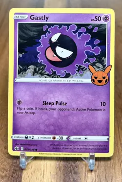 Gastly 055/198 Non Holo Trick or Trade Halloween Pokemon Card NM - Image 1