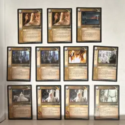 Decipher Lord of the Rings TCG Gandalf 11 Rare Card Lot - Image 1