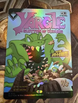 Yargle, Glutton of Urborg Secret Lair Drop MTG Foil Near Mint - Image 1