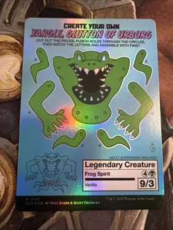 Yargle, Glutton of Urborg Secret Lair Drop MTG Foil Near Mint - Image 2