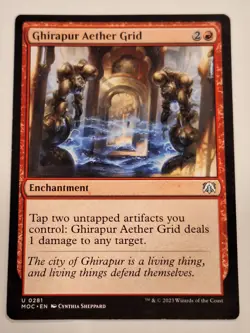 Ghirapur Aether Grid - Commander: March of the Machine Magic the Gathering MTG - Image 1