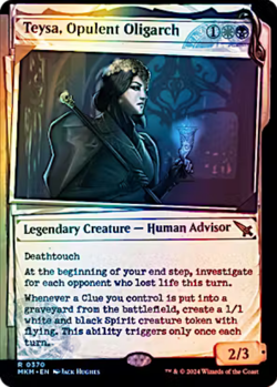 Teysa, Opulent Oligarch 0370 Foil Murders at Karlov Manor MTG Showcase Dossier - Image 1