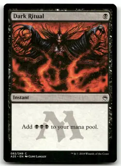 Dark Ritual #82 (NM) Masters 25 A25 Magic MTG - Image 1