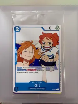 [NM] Girl ONE PIECE Card English P-096 One Piece magazine 2025 Promo TS86 Sealed - Image 1